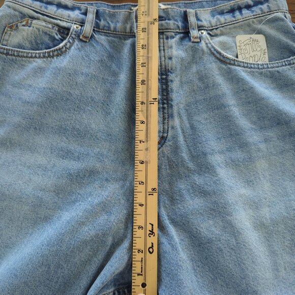 We The Free Women's Comfortable CRVY buttonfly high rise Jeans raw hem size 32 - Picture 14 of 16